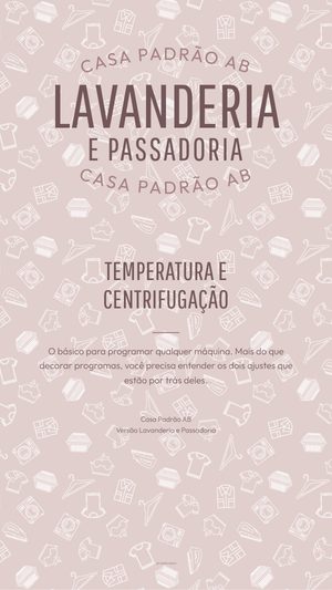 Capa do material Temperatura e centrifugação